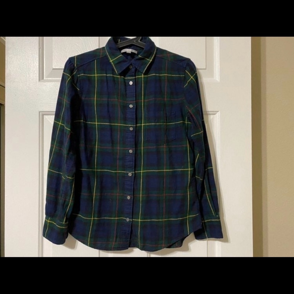 Uniqlo checked cotton shirt